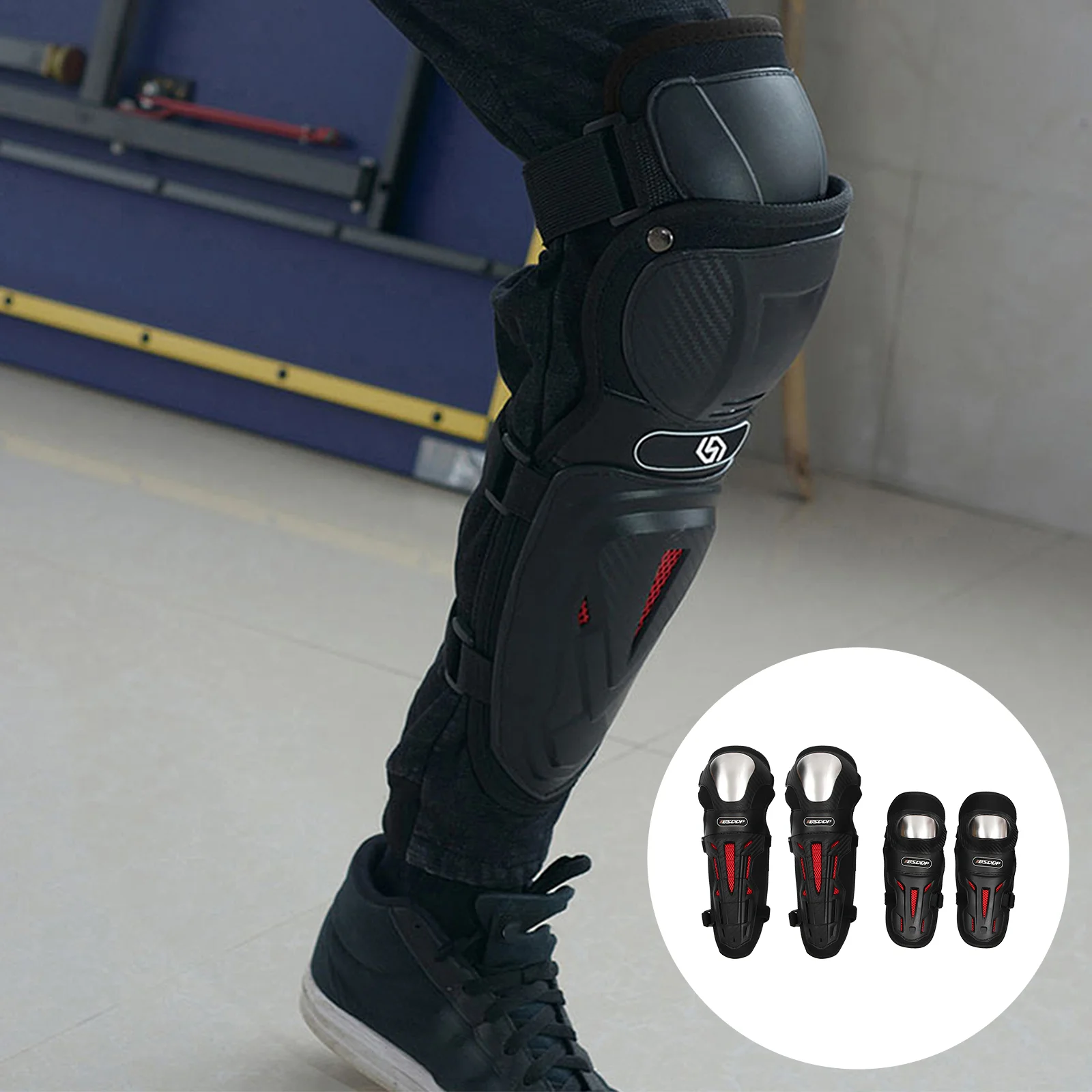 

4pcs Windproof Sturdy Elbow Pads Limbs Protector Gear for Riding