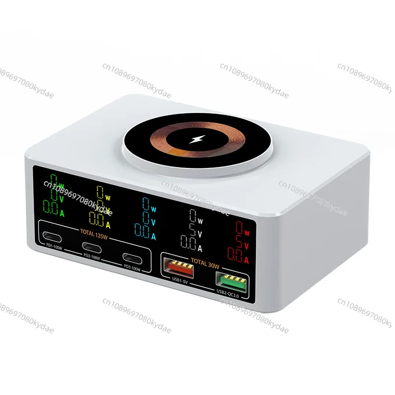 Зарядное устройство с несколькими USB-портами для быстрой зарядки PD100W магнитная