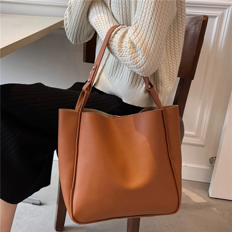 

Women Handbags Famous Brand Shoulder Bags Shopping And Travel Bags Large Capacity Female's Bags Made Of Leather 2023 New
