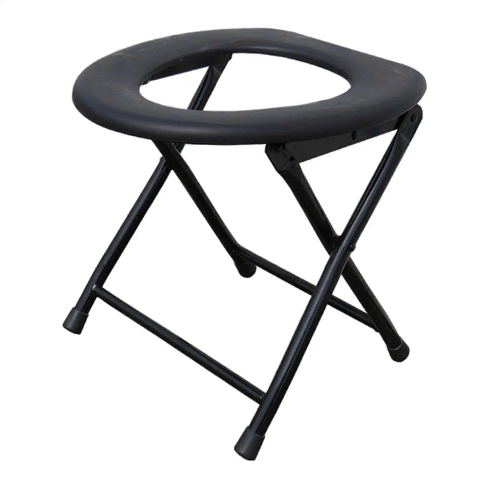

Folding Camping Toilet Seat Commodes Toilet Chair for Adults
