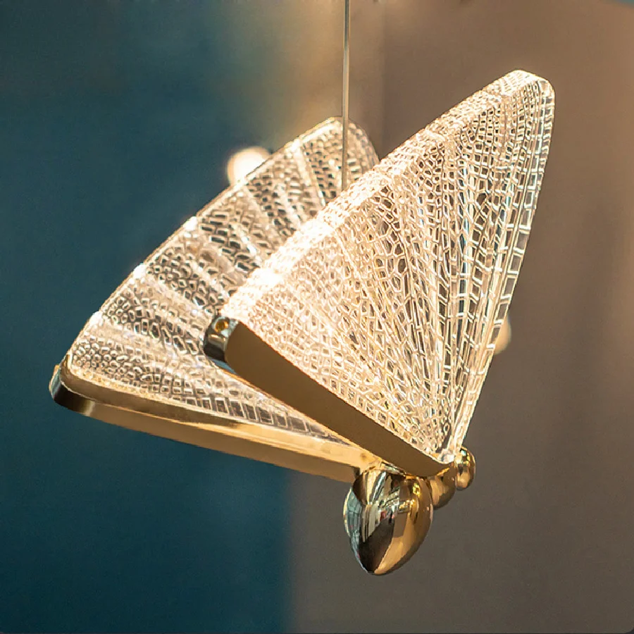 

Светодиодные подвесные светильники-бабочки, комнатное освещение для прикроватного столика, гостиной, столовой, спальни, кухни, люстры