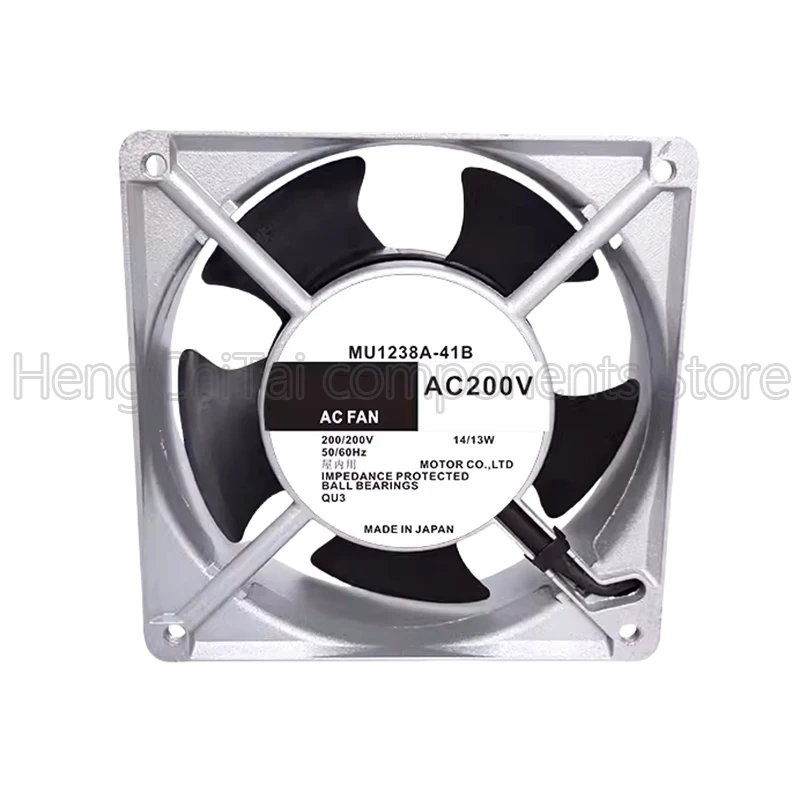 Оригинальный 100% рабочий телефон 200 в 14/13 Вт охлаждающий вентилятор MU1238A-41B 200V 14/13W