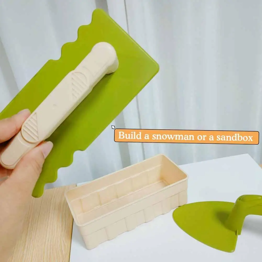 

1 шт. детские пляжные игрушки Лопата песочный ящик инструменты для строительства замка уличные Детские кирпичные игры летние игрушки формы стены песок T6j1