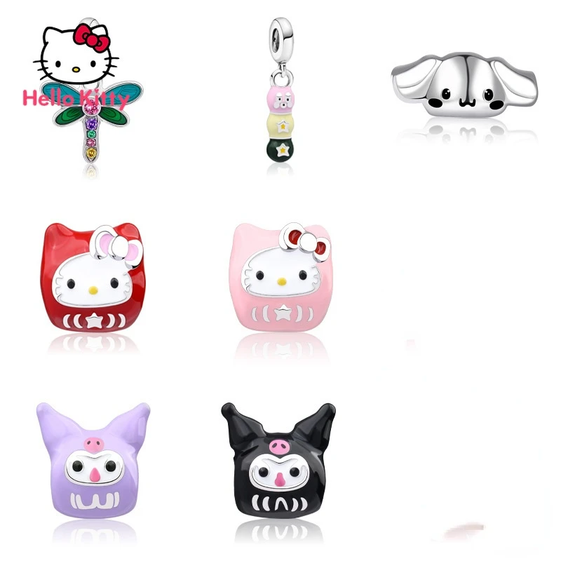 Бусины Hello Kitty для браслета ожерелья ювелирные аксессуары украшения сделай сам