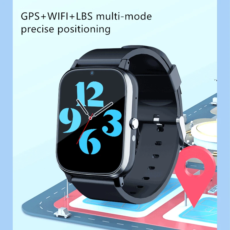Детские Смарт-часы с GPS-трекером 4G 1 69 дюйма