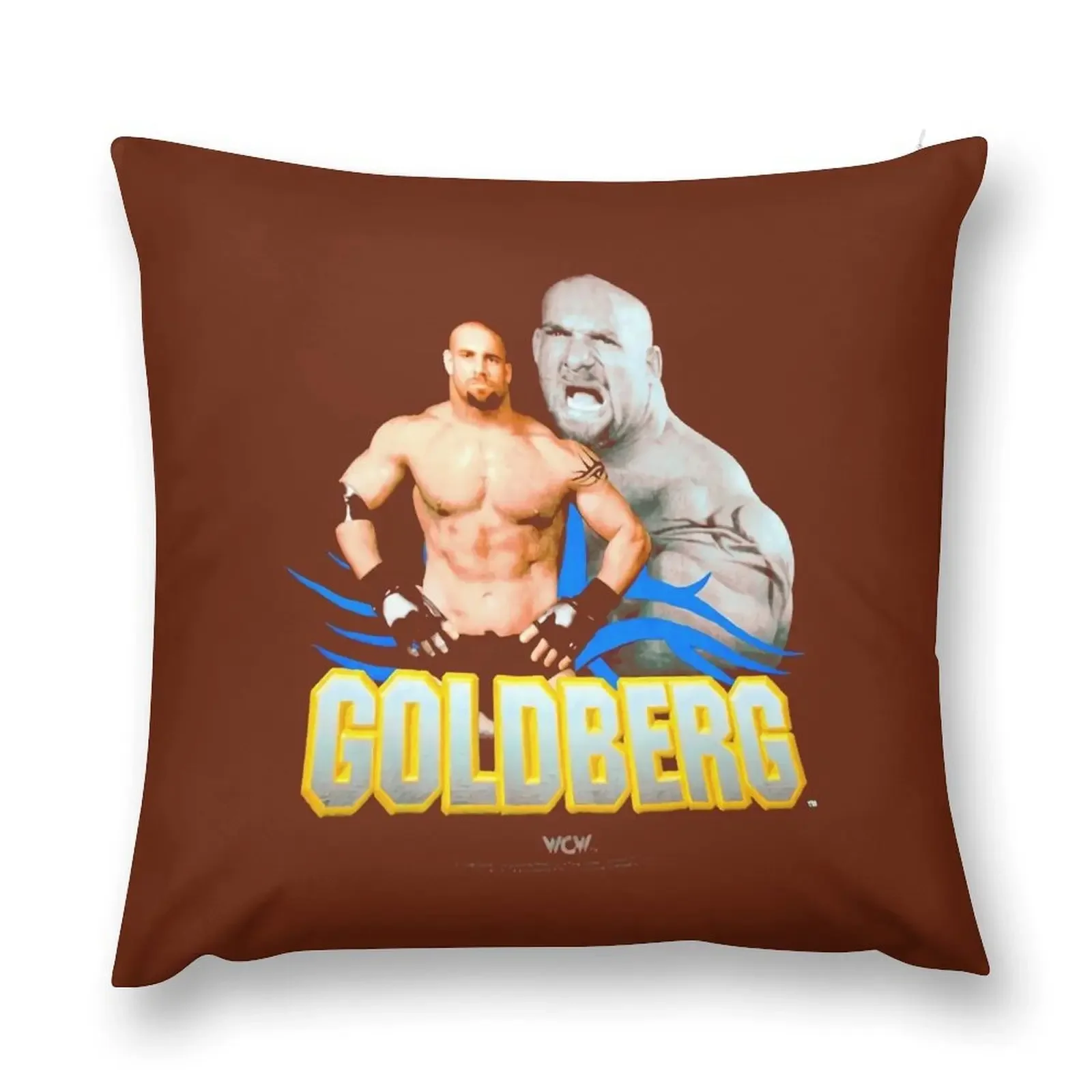 Классическая декоративная подушка Goldberg World Championship Wrestling 1998 года рождественская