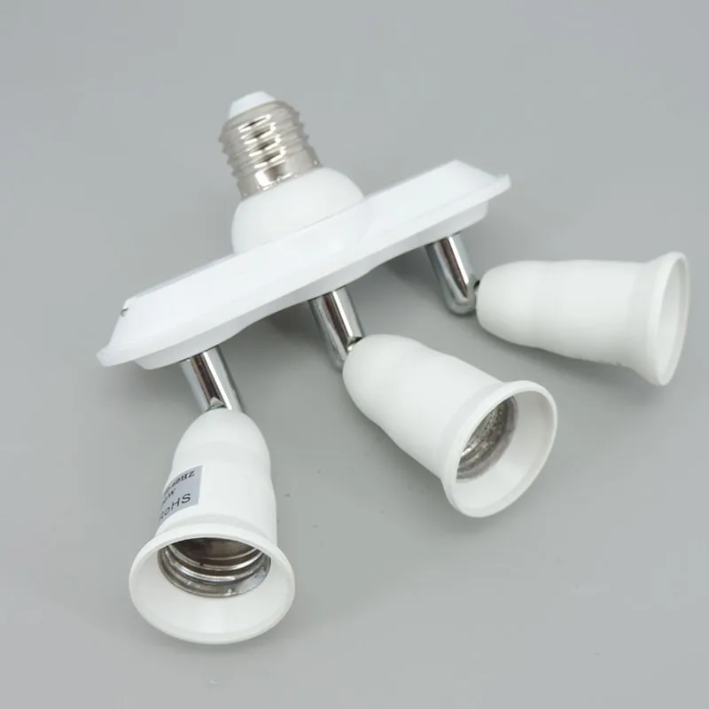 AC 110 В 220 гибкий 1 E27 до 3 3E27 Разветвитель лампы Цоколь Регулируемый держатель