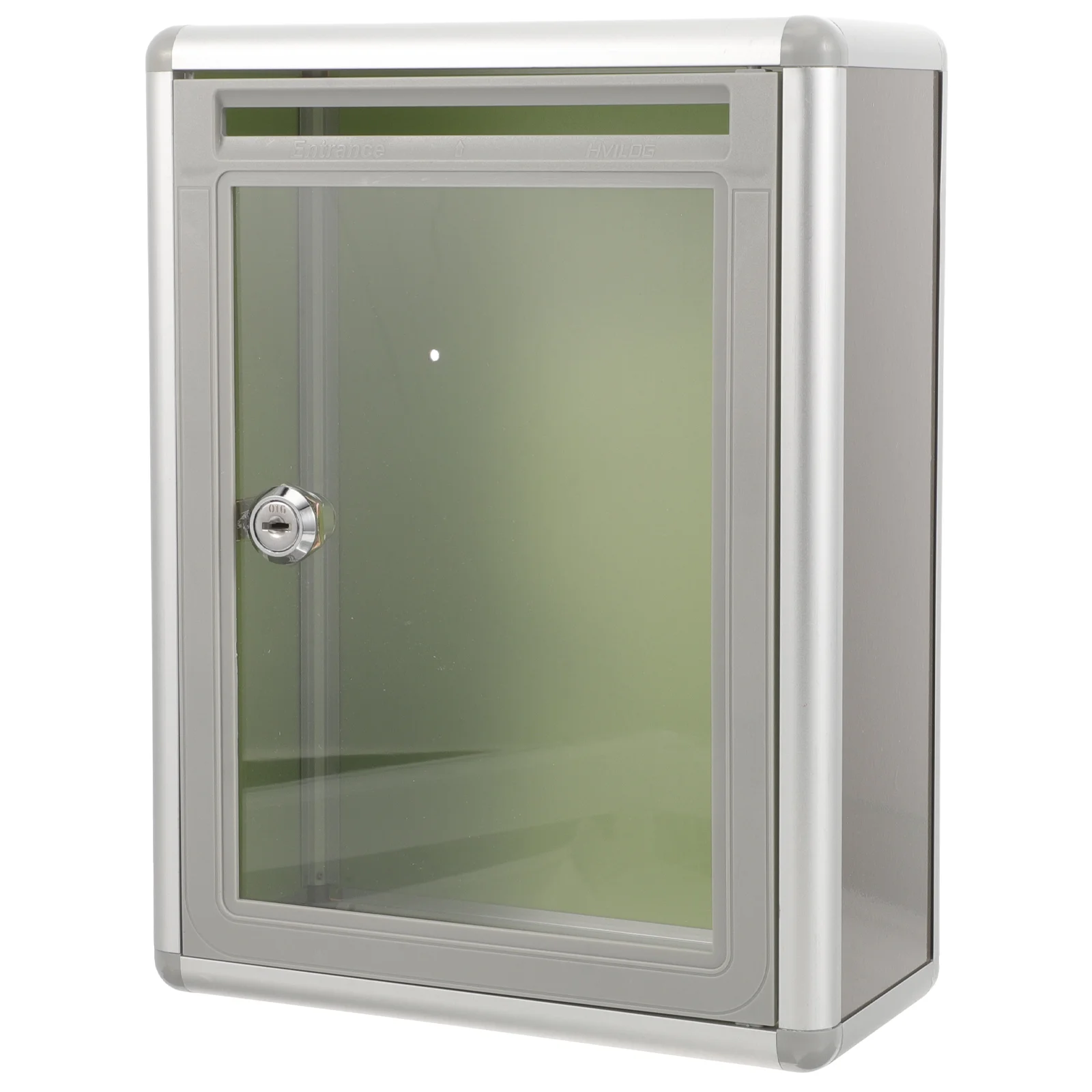 Прозрачный почтовый ящик Официальная настенная подставка для журналов с замком