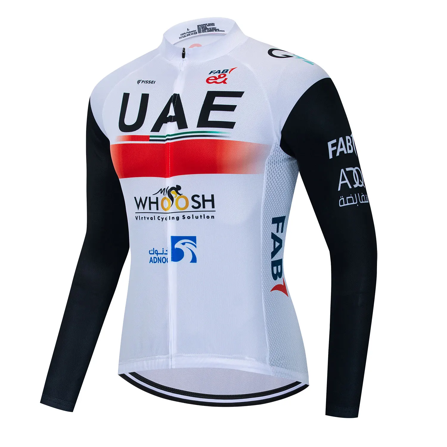 Фото Велосипедная майка для мужчин Uae Team, новая весенне-осенняя модель с длинным рукавом, дышащая одежда для MTB и шоссейных велосипедов №2