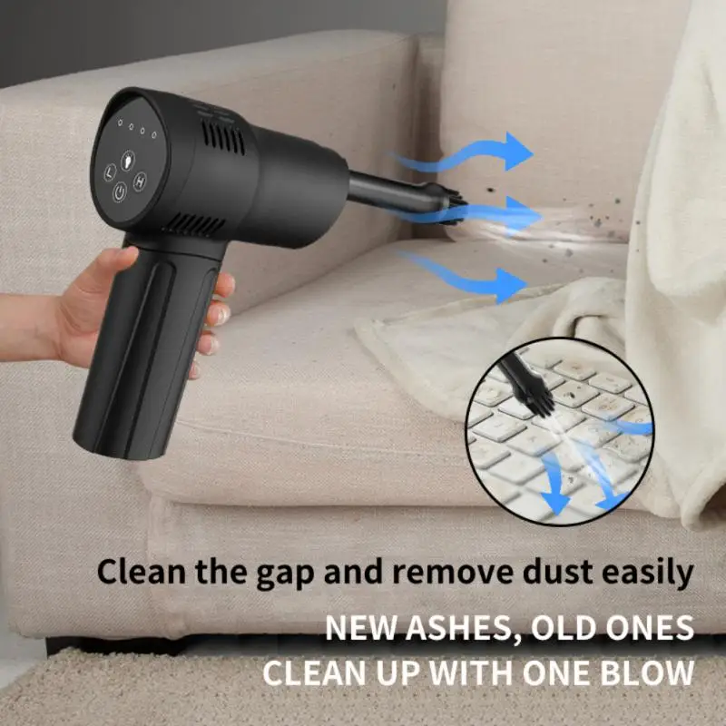 

X7 Electric Wireless Air Duster Clean 60000RPM USB-C Hand-held Compressed Air Blower For Car Computer Keyboard Camera Cleaning