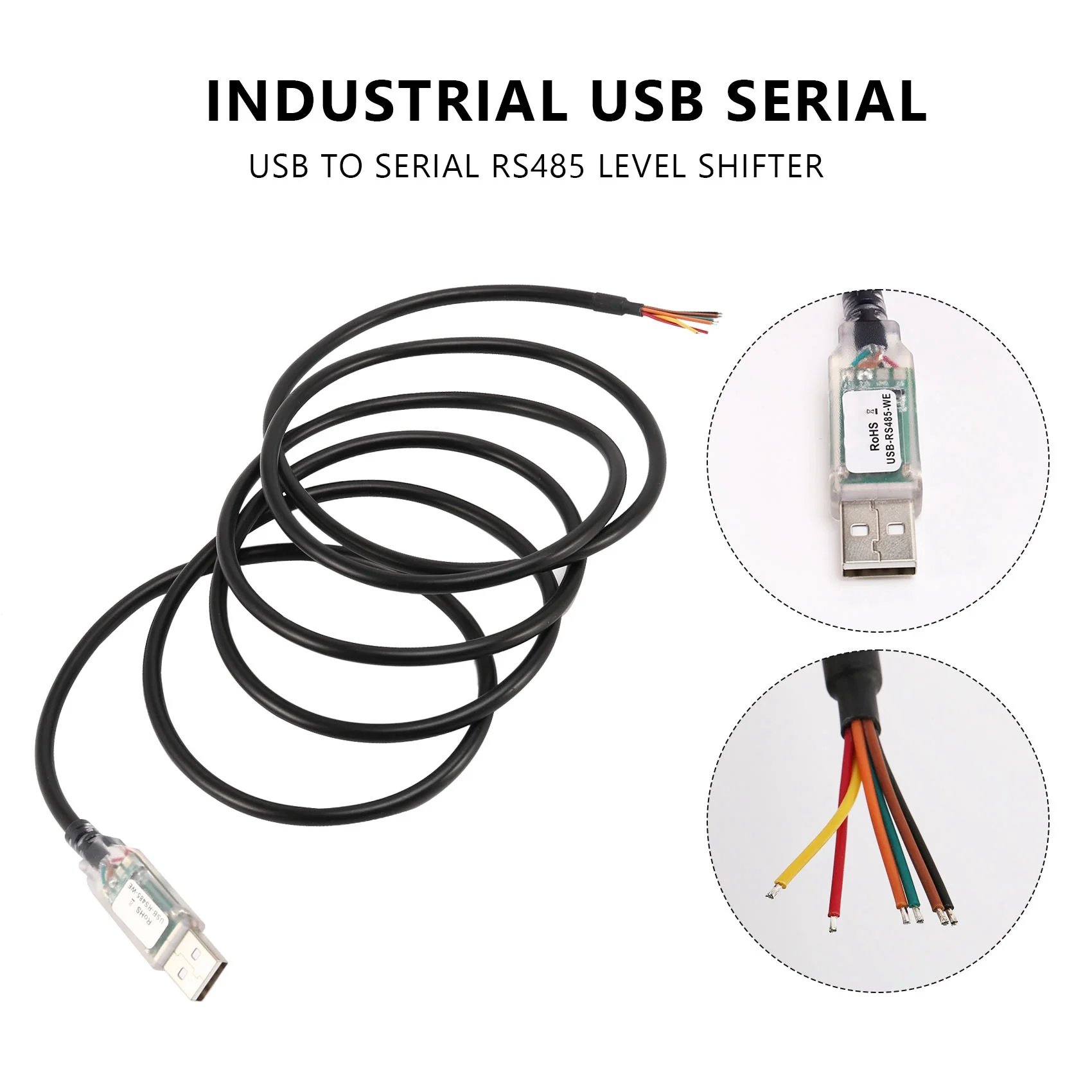 Длинный конец провода 1 8 м кабель USB-Rs485-We-1800-Bt последовательный порт USB-RS485 для