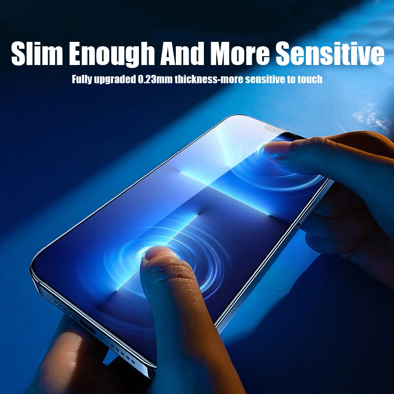 4PCS Tempered Protective Glass For iPhone 14 13 12 11 Pro Max Mini Screen Protector On iPhone 14 Plus Pro 11 X XR XS Max Glass