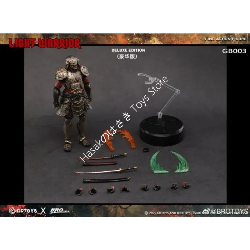 Фото В наличии! BROTOYS X GDtoys 1/12 Tekken: Фигурка Лайт Самурая, коллекционная модель, подарок и предмет коллекционирования №5