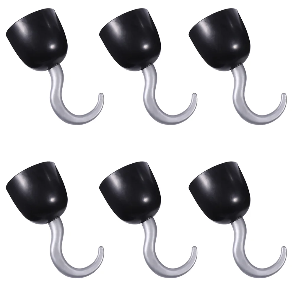 

6pcs pirate toys Pirate Hook Pirate Hook Hand Hook Pirate Costume Accessories for Christmas pirate accessories Party pirate