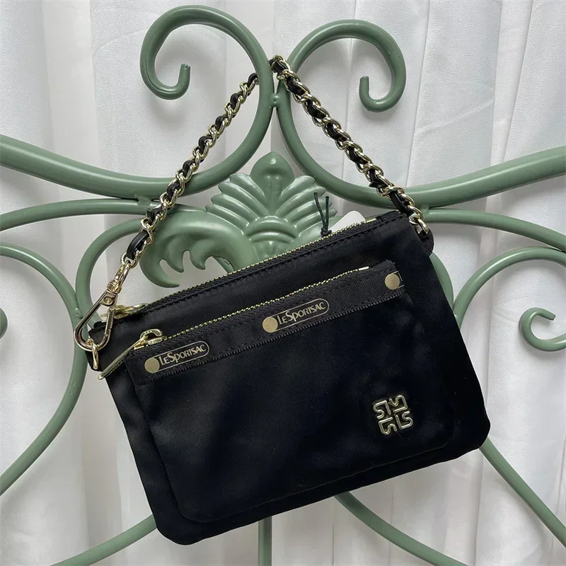 Lesportsacs Сумка для мобильного телефона 17 5*2*12 см Черная мини-ручная косметичка L195