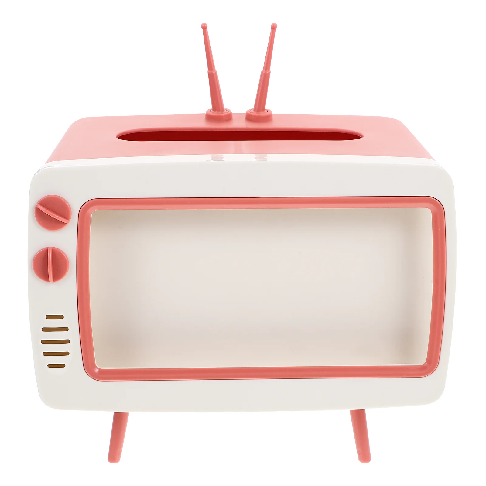 

Paper Napkin Towel Holder Television Shape Tissue Cute Storage Case The Hips Dispenser Desktop Container