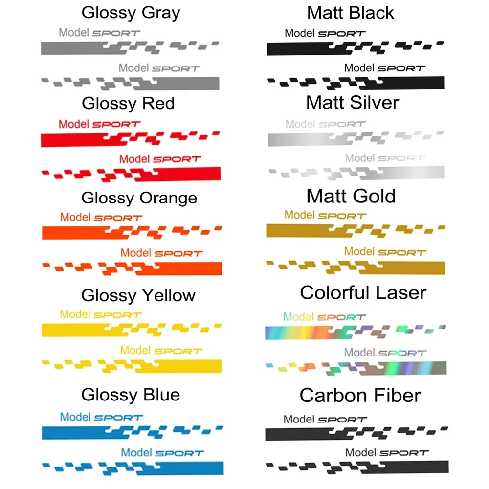 Для Mercedes Benz W124 G63 G350d G500 GLA GLA43 GLB GLC GLC43 GLE GLE63 GLK GLS 63 Автоаксессуары 2 шт. Наклейка на