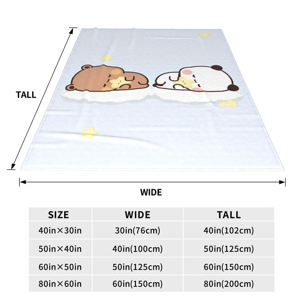 Флисовое одеяло Bubu и Dudu панда медведь теплые Пледы для кровати спальни