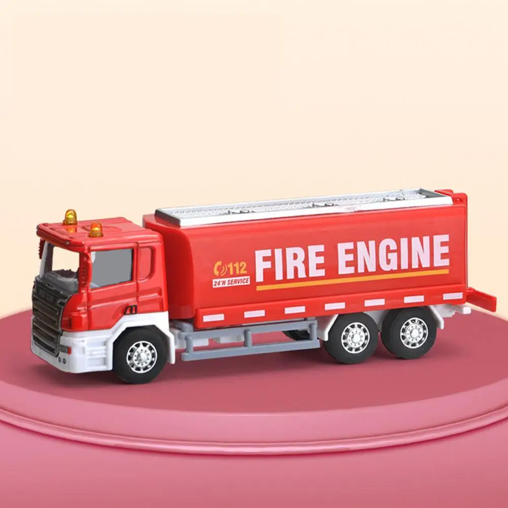 Модная Игрушечная машина пожарная обучающая модель автомобиля игрушка мини
