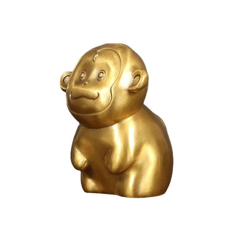 

MOZART Mini 12 Zodiac Bronze Monkey Ornament Office Home Crafts Chinese Traditional Style Antiques Fine Art Gifts Crafts