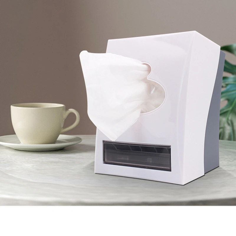 

HOT Table Top Restaurant Tissue Dispenser Napkin And Toothpick Holder Paper Roll Holder For Hotel