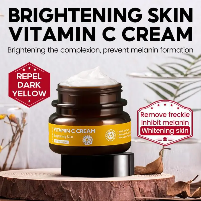 

50g VIBRANT GLAMOUR Vitamin C Moisture Cream VC Whitening Brightening Anti Wrinkle Anti Aging Repair Fade Freckles Face Cream
