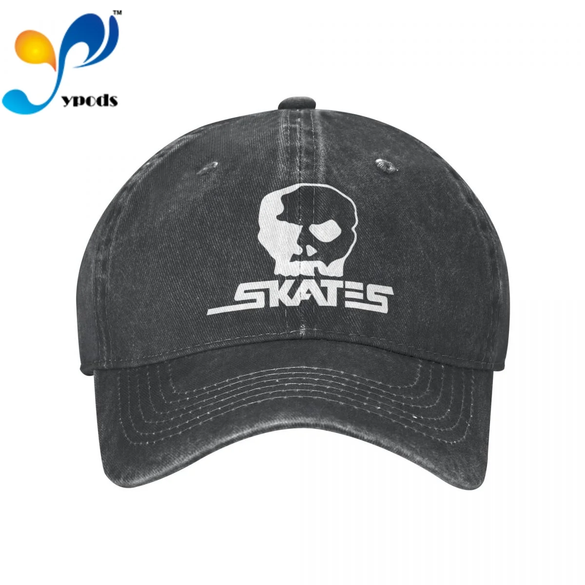 

New Brand Anime Skull Skates SkateBoard Snapback Cap Cotton Baseball Cap Men Women Hip Hop Dad Hat Trucker