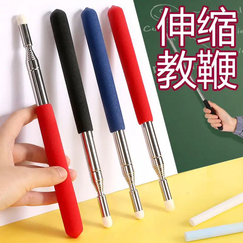 

Stainless steel telescopic teacher whip blackboard teaching pole class baton whiteboard touch screen stick guide flagpole