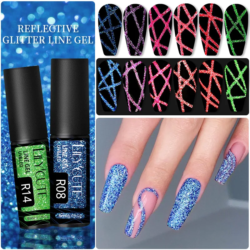 

Блестящий полуперманентный Гель-лак для ногтей, 5 мл