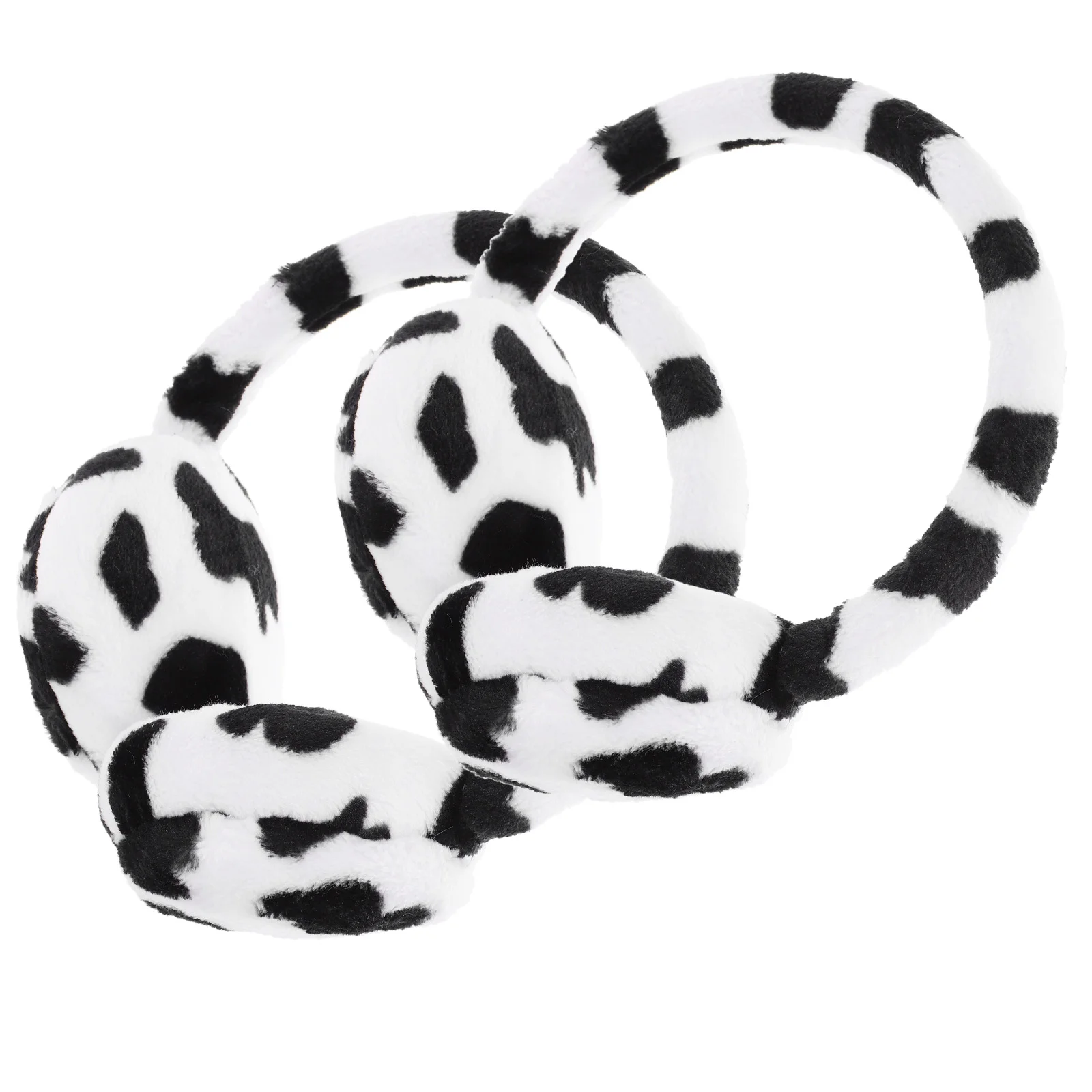 

2 Pcs Ear Muffs Warmer Furry Earmuff Fashion Earmuffs for Women Plush Student Womens