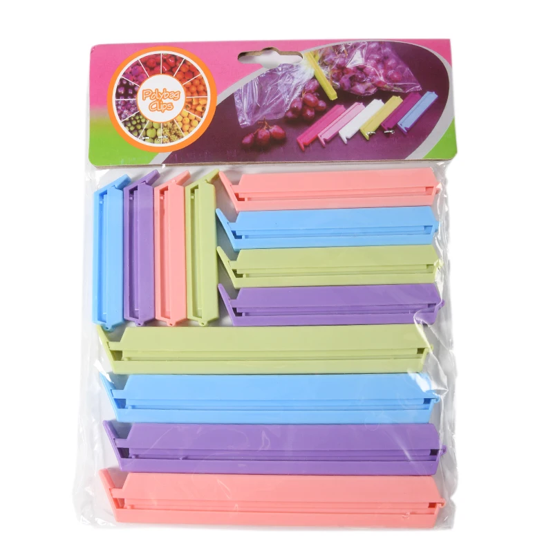 

Пластиковые зажимы для пакетов 12 шт.