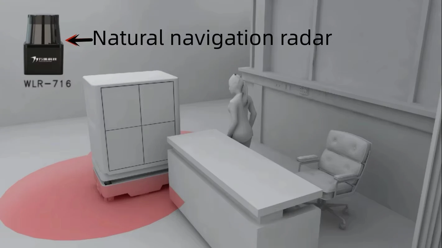 Vanjee WLR-716mini 25m навигация препятствия обход liDAR для SR AMR открытый высокая вибрация