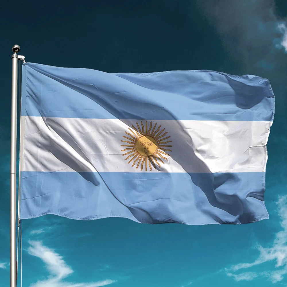 Флаг Аргентины водонепроницаемый Национальный удерживающий баннер Летающий