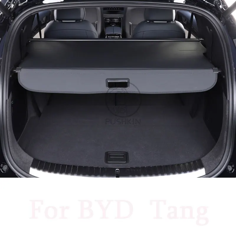 

Для byd tang DMI/EV/DMP 2022 23 выделенный материал для багажника занавеска задняя занавеска Выдвижная пространство сумка для багажника автомобильный Стайлинг