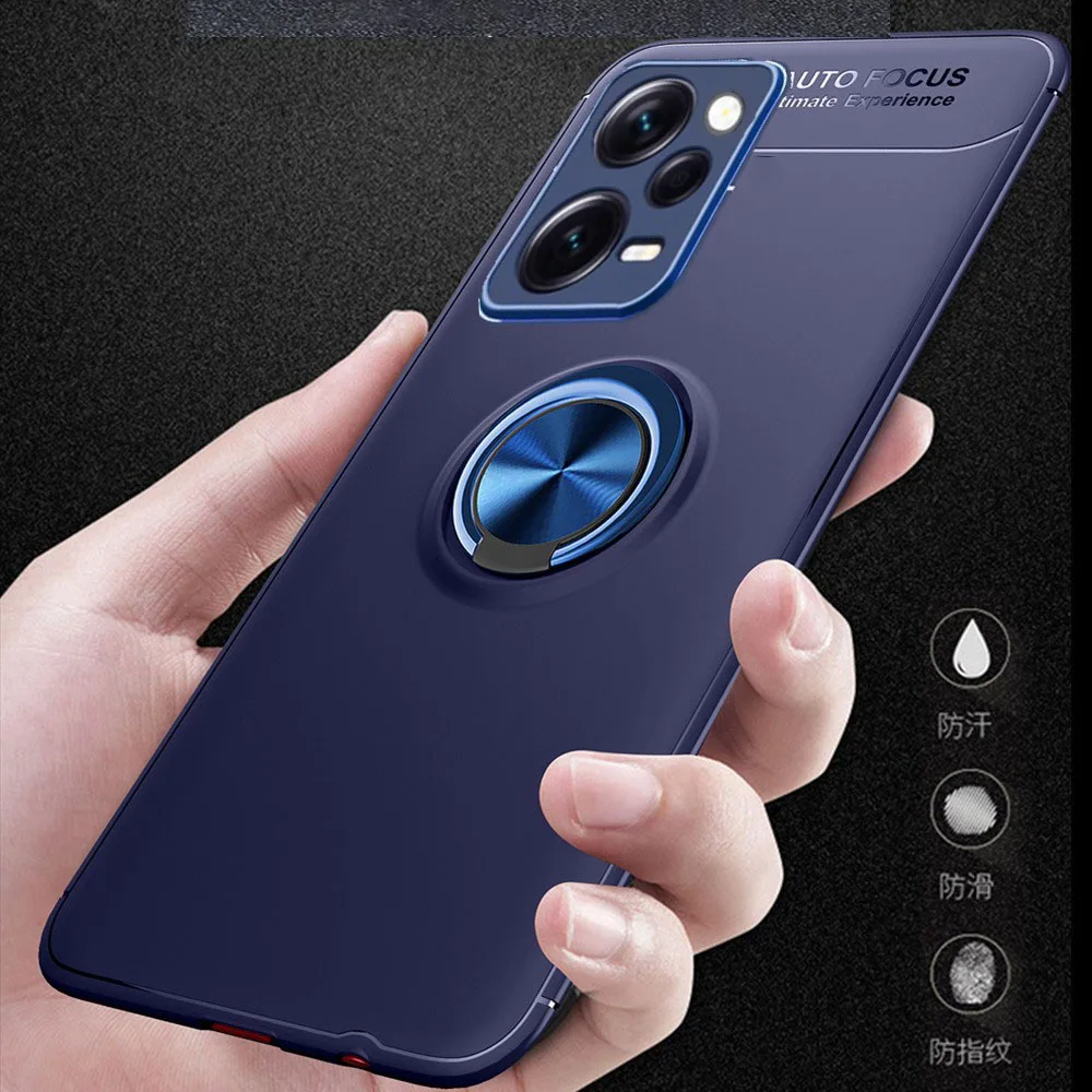 

Case For Xiaomi Poco X5 Pro Magnetic Ring Silicone Cover For POCO X5 X4 Pro M5 X4 GT F4 X3 Funda Coque Capa for PocoX5 Pro