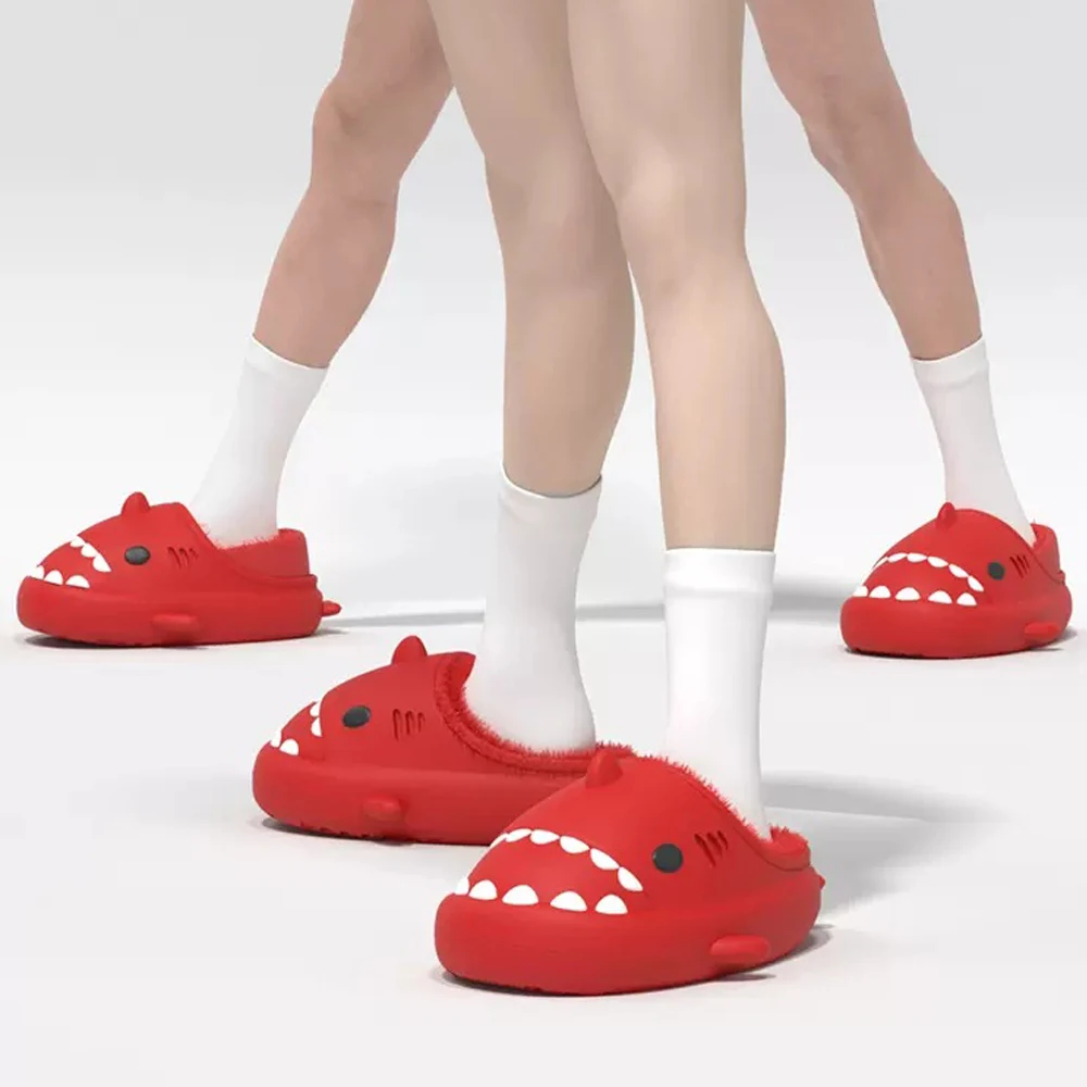 Crestar плюшевая искусственная кожа для женщин и мужчин зимняя модная уютная Акула