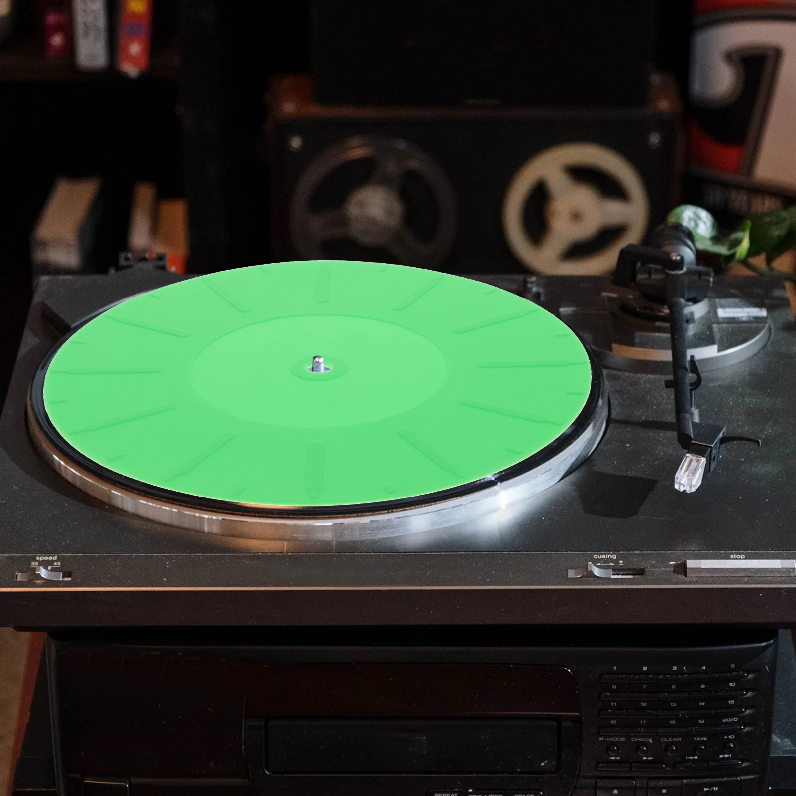 

Vinyl Record Mat Recorder Protective Home Mat Turntable Slipmat Silica Gel Silicone
