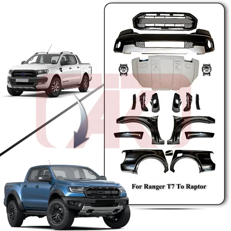 Передний бампер автомобиля комплекты для подтяжки лица обвесы Ford Ranger PXI PXII PXIII к