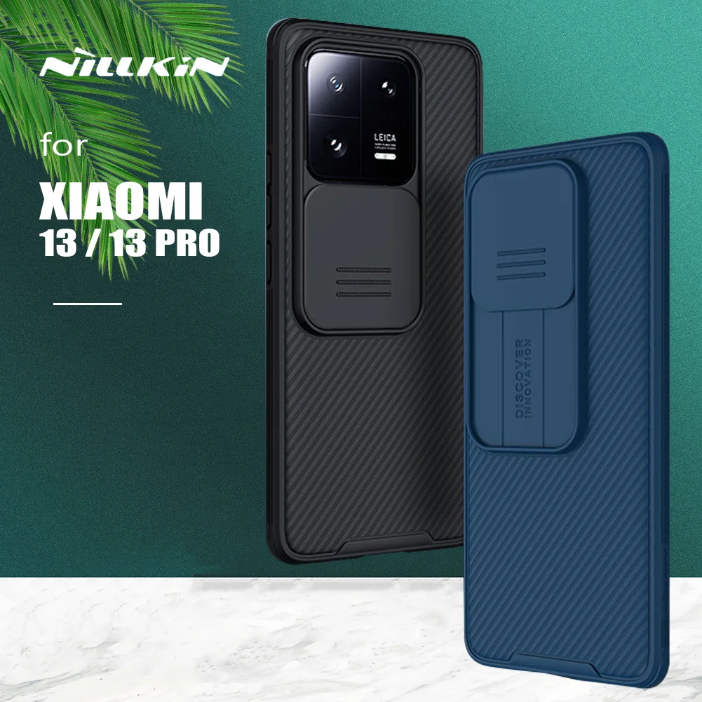 for Xiaomi Mi 13 Pro Case Nillkin CamShield Case Ultra-Thin Hard PC Slide Camera Case for Xiaomi Mi13 Mi 13 Pro Lens Back Cover