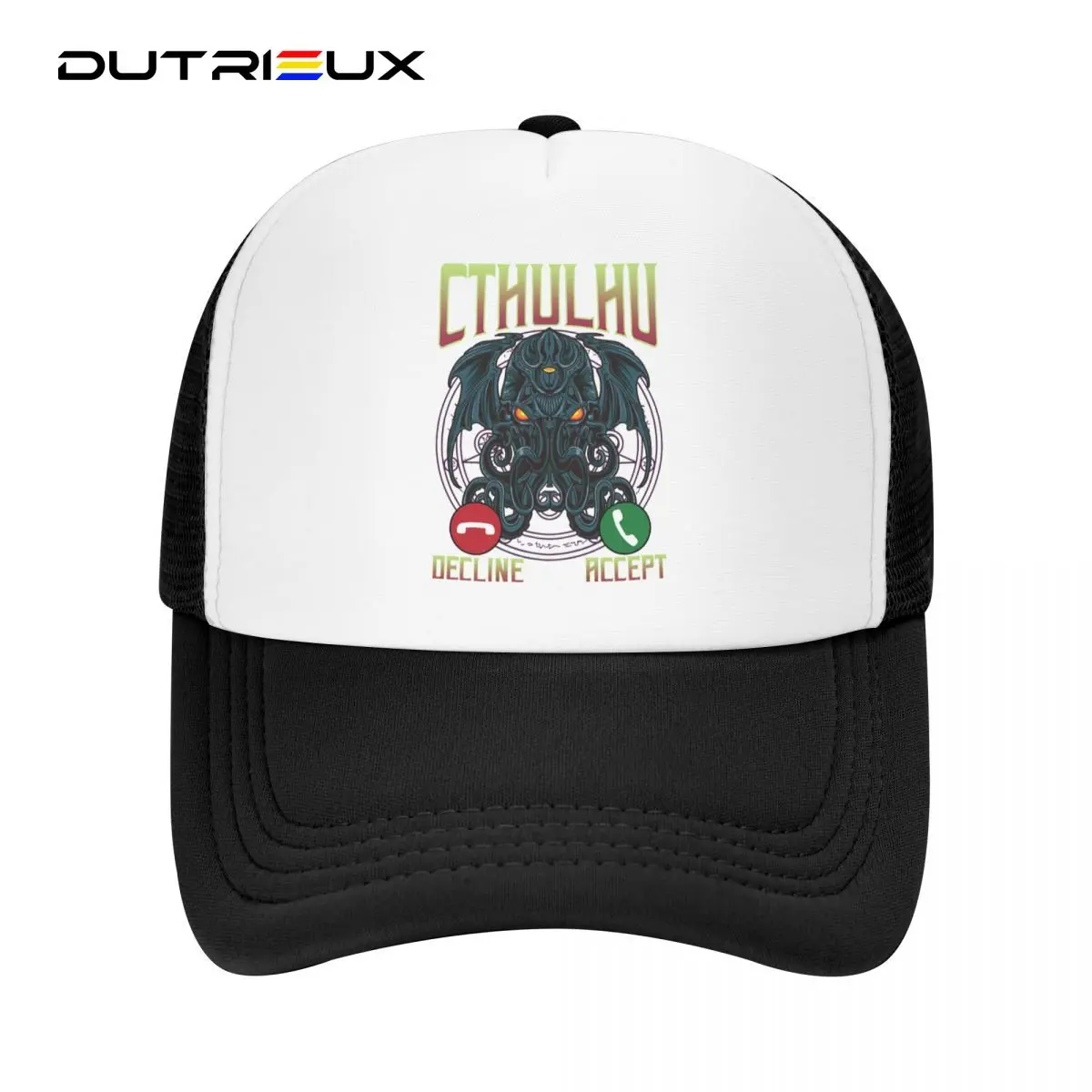 

Бейсболка dutrious The Call Of Cthulhu в стиле хип-хоп для мужчин и женщин, темный оккульт, мифический монстр, Кепка-тракер, осенняя Кепка