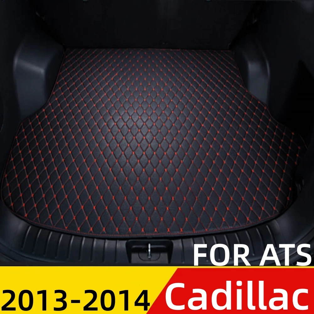

Коврик для багажника автомобиля Cadillac ATS 2013 14, плоский задний ковер XPE для любой погоды, подкладка для багажника, автозапчасти, коврик для бага...