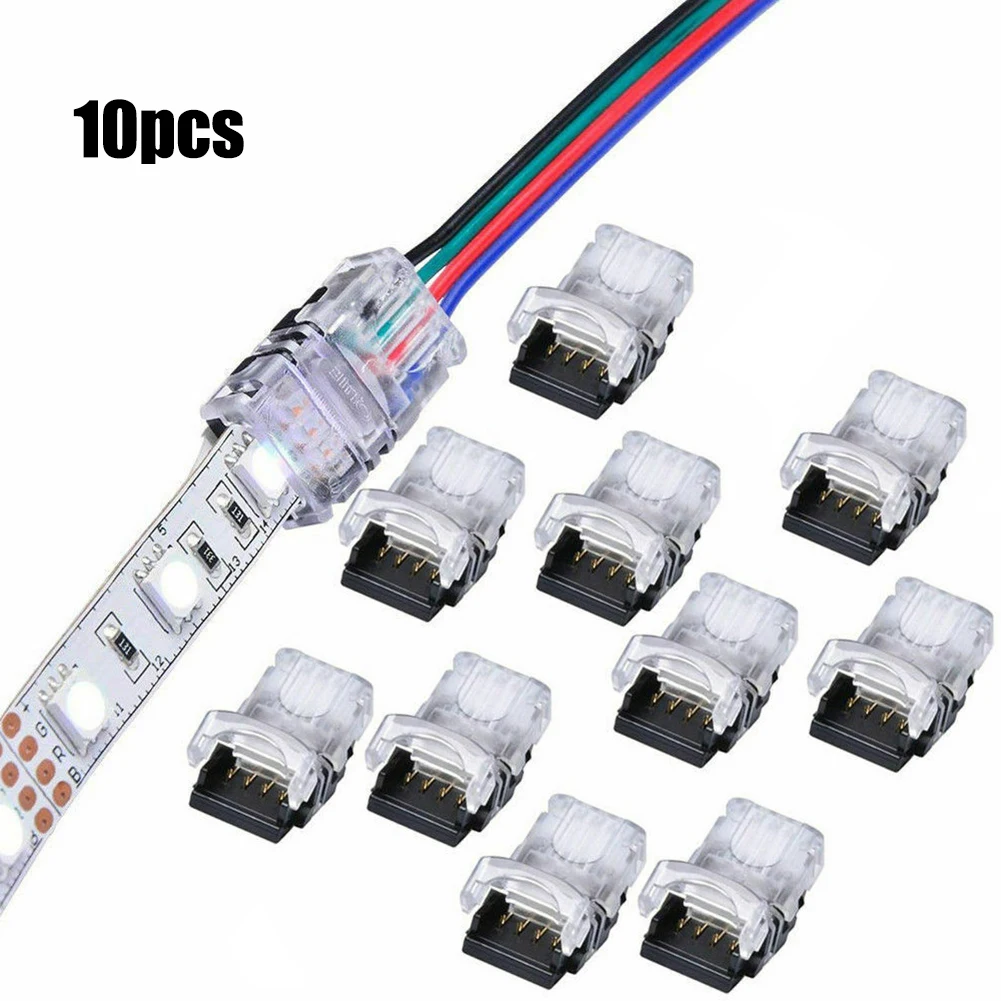 

Quick Connector Adapter Clips 5050 5630 3528 For LED Light Strip LED Light Bar RGBW Epoxy