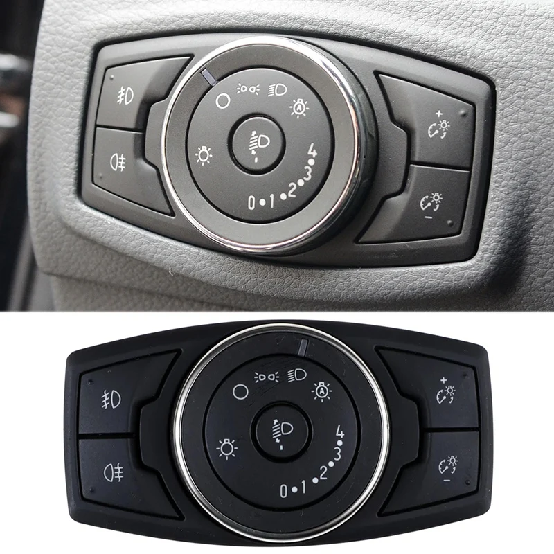 

JB3T-13D061-BAW Car Headlight Fog Light Lamp Control Switch Module Button for Ford JB3T13D061BAW