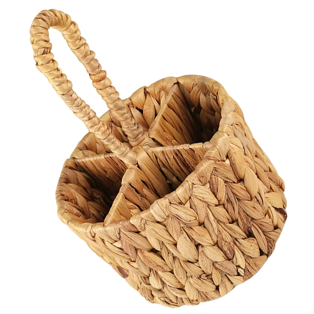 

Woven Storage Basket Flower Arrangement Basket Multi-use Cutlery Storage Basket Woven Planter