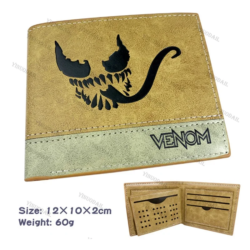 Кошелек VENOM Spiders Superheros кошелек с аниме фигурками держатель клатч для денег