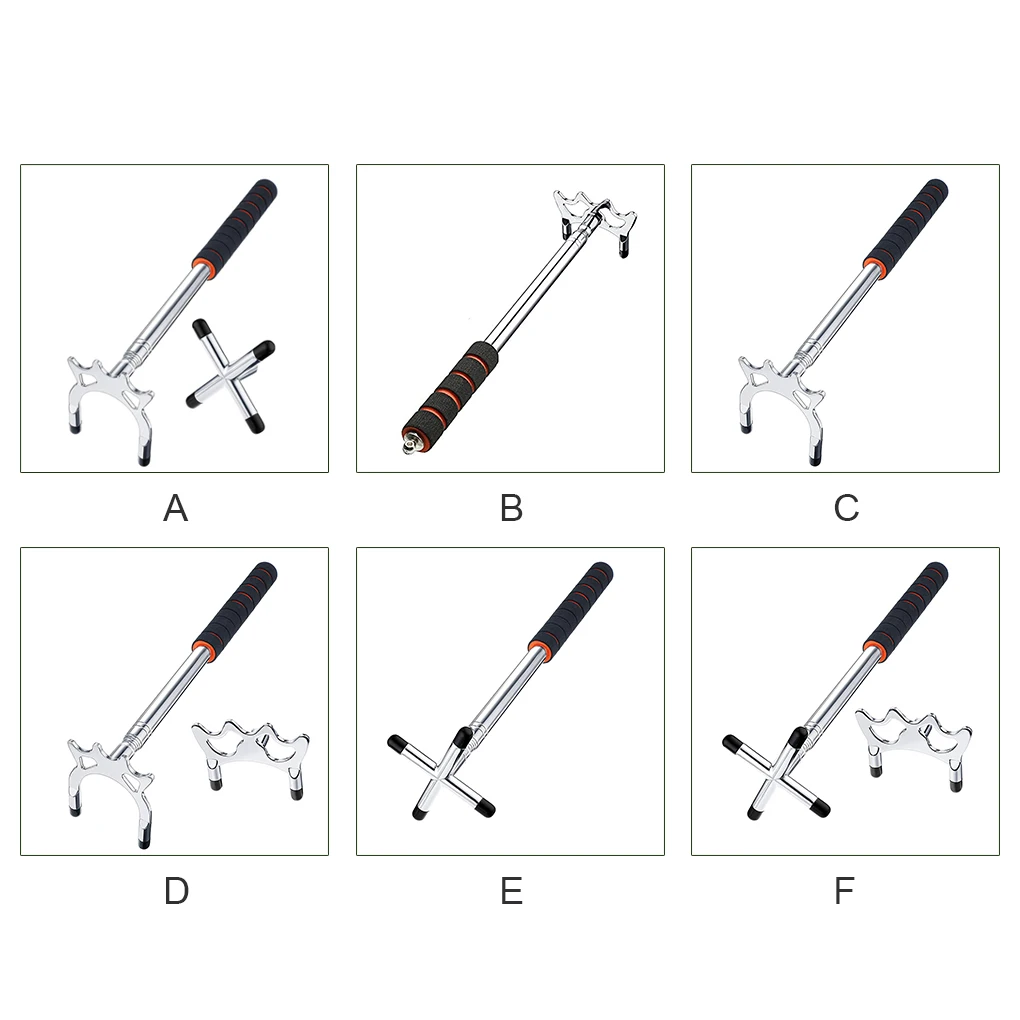 

Бильярдный Кий из нержавеющей стали, сменный комплект, Телескопический дизайн, крестовые вилки, спортивные принадлежности, кийный мост, пал...