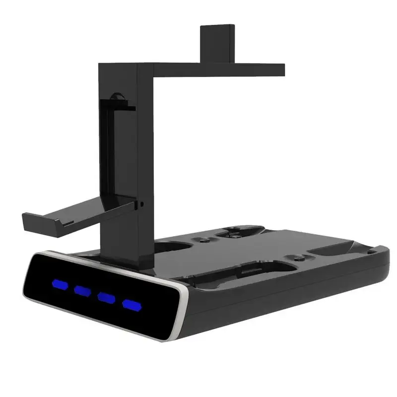 

For PS VR2 Charging Display Stand With LED Light Controller Charger Compatible For Play station 5 Gamepad Handle VR Headset