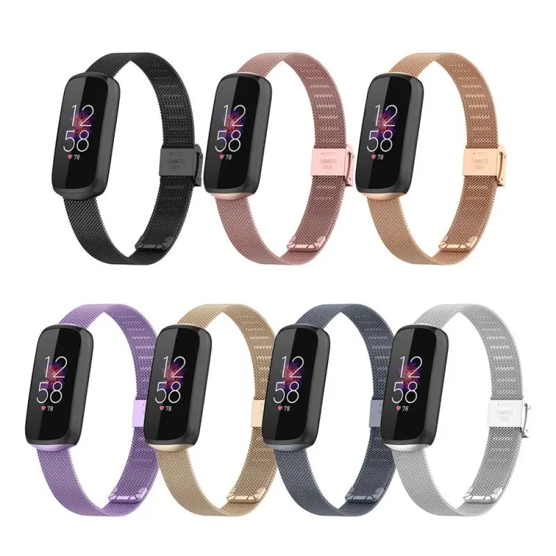 

Металлический ремешок из нержавеющей стали Fitbit Luxe, ремешок для часов Fitbit Luxe, аксессуары для часов, браслет, ремешок для смарт-браслета Fitbit Luxe Wacth Band