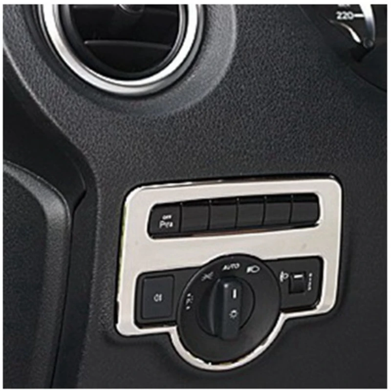 Регулировка переключателя фар автомобиля накладка аксессуары для стайлинга