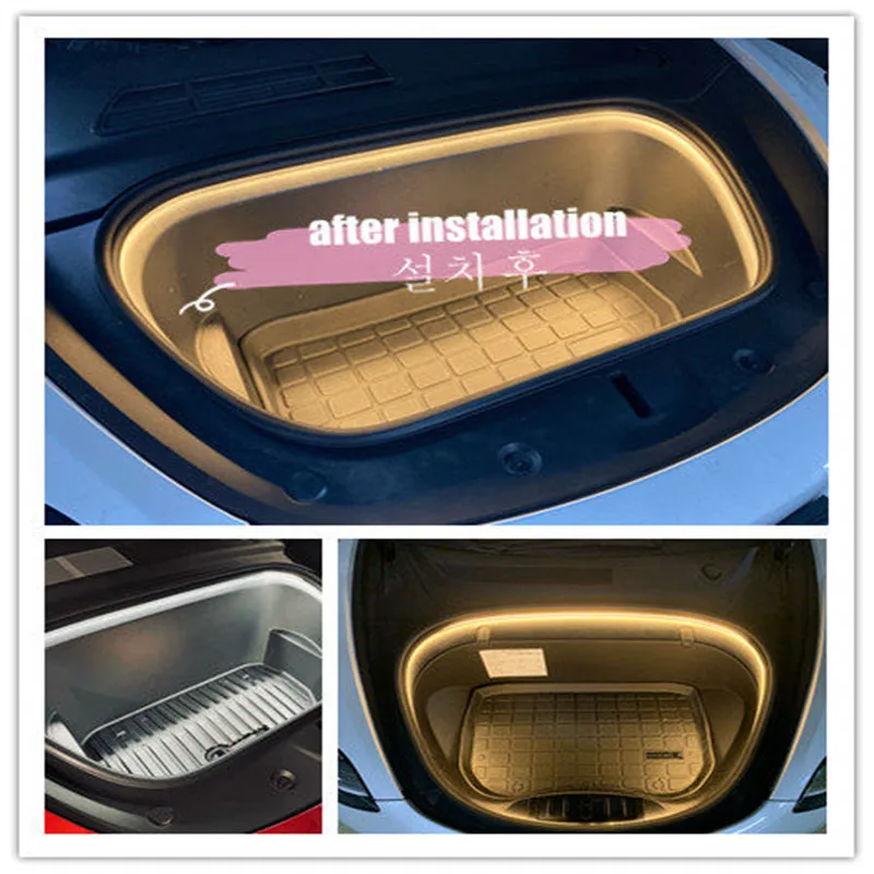 Автомобильный светодиодный багажник Гибкая силиконовая неоновая светильник вая